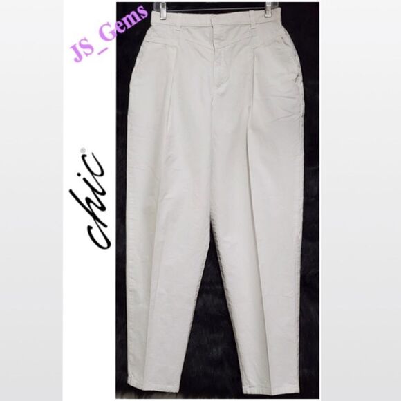 New Vintage White Plus Size 14 Pants - Picture 1 of 13